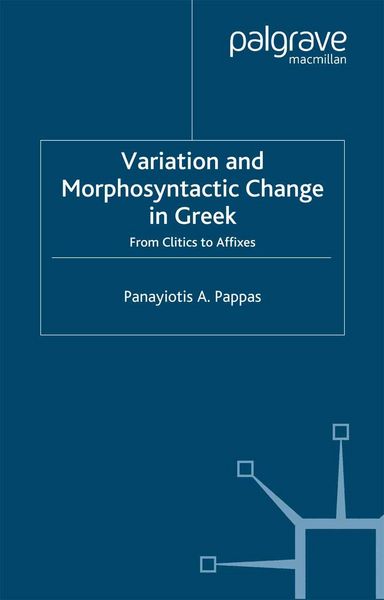 Produktbild: Variation and Morphosyntactic Change in Greek