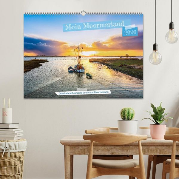 Produktbild: Moin Moormerland (Wandkalender 2026 DIN A2 quer), CALVENDO Monatskalender