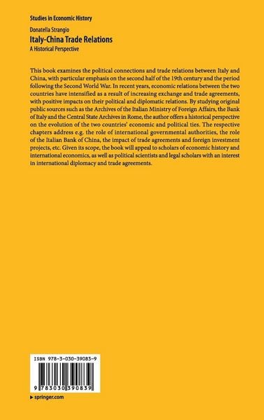 Produktbild: Italy-China Trade Relations