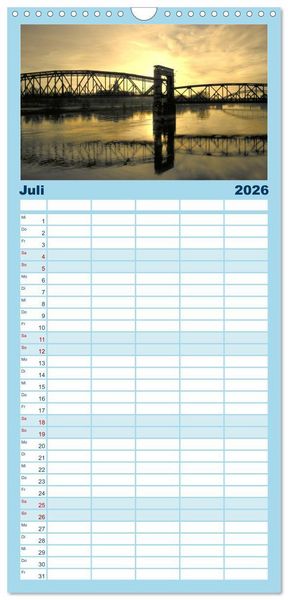 Produktbild: Familienplaner 2026 - Landeshauptstadt Magdeburg mit 5 Spalten (Wandkalender, 21 x 45 cm) CALVENDO
