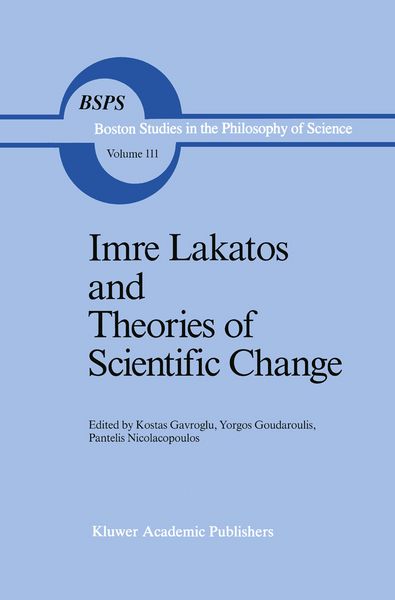 Produktbild: Imre Lakatos and Theories of Scientific Change