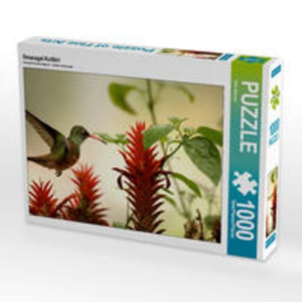 CALVENDO Puzzle Smaragd-Kolibri | 1000 Teile Lege-Größe 64x48cm Foto-Puzzle für glückliche Stunden