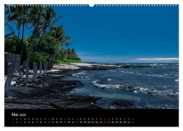 Produktbild: Hawaiianische Tr&auml;ume Big Island (Wandkalender 2026 DIN A2 quer), CALVENDO Monatskalender