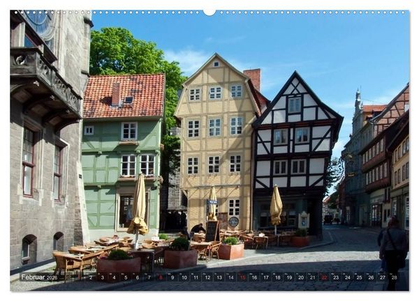 Produktbild: Malerisches Quedlinburg (Wandkalender 2026 DIN A2 quer), CALVENDO Monatskalender