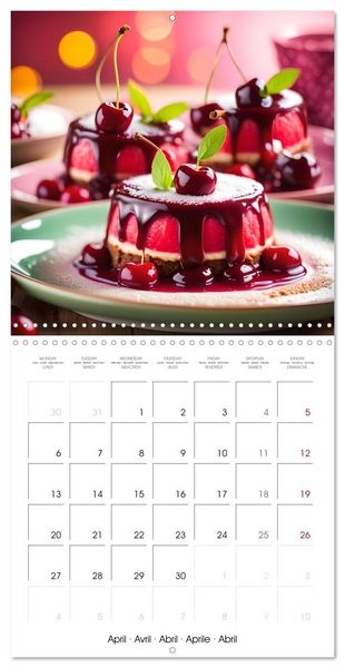 Produktbild: Dessert dreams (Wall Calendar 2026 12 &times; 12 Inch) CALVENDO 12 Month Wall Calendar