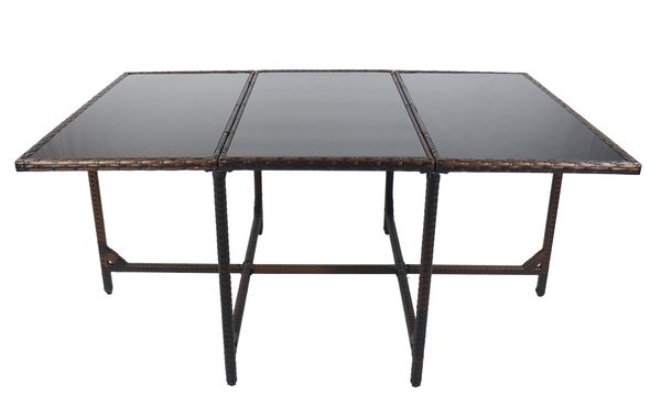 Produktbild: Rattan Gartentisch Balkontisch Raloso 170x110