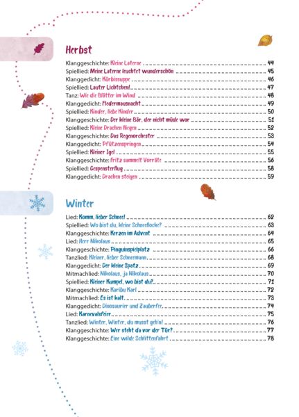 Produktbild: Das Krippen-Jahreszeitenbuch: Spiellieder & Klanggeschichten
