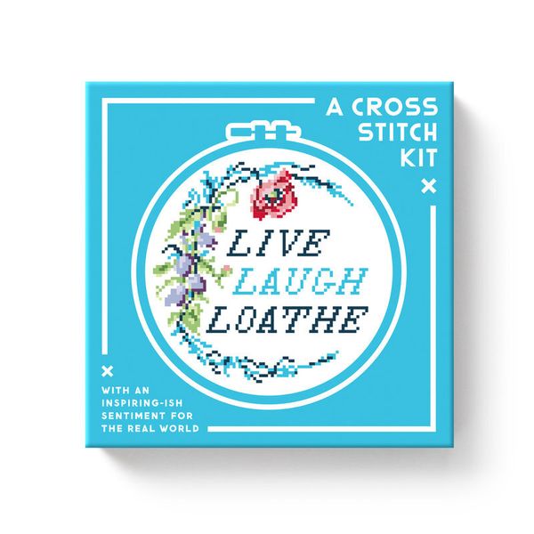 Produktbild: Live Laugh Loathe Cross Stitch Kit