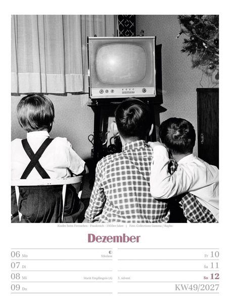 Produktbild: Die gute alte Zeit Wochenplaner Kalender 2027