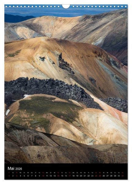 Produktbild: Island - Der Laugavegur-Kalender 2026 (Wandkalender 2026 DIN A3 hoch), CALVENDO Monatskalender