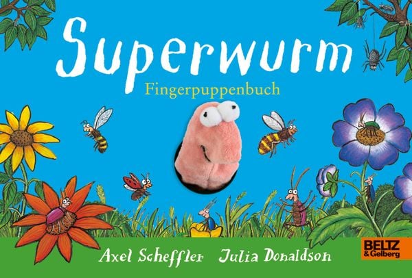Superwurm-Fingerpuppenbuch, Gebundene Ausgabe von Axel Scheffler,Julia Donaldson, Beltz Verlagsgruppe GmbH & Co. KG, 978-3-407-75752-4