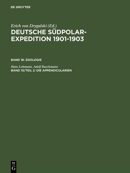 Produktbild: Die Appendicularien