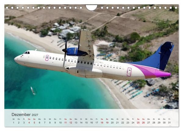 Produktbild: Flugzeuge &uuml;ber den Wolken (Wandkalender 2027 DIN A4 quer), CALVENDO Monatskalender