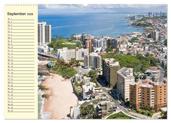 Produktbild: Brasilien. Faszinierend und gro&szlig; wie ein Kontinent (hochwertiger Premium Wandkalender 2026 DIN A2 quer), Kunstdruck in Hochglanz
