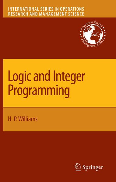Produktbild: Logic and Integer Programming