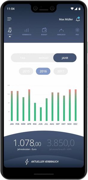Produktbild: Powerfox poweropti Variante 3 PA201902 Energiekosten-Messger&auml;t-Zubeh&ouml;r mit App-Steuerung