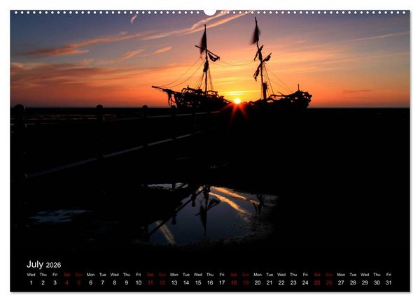 Produktbild: Wirral Reflections (High Quality Premium Wall Calendar 2026 DIN A2 landscape),CALVENDO 12 Month Wall Calendar