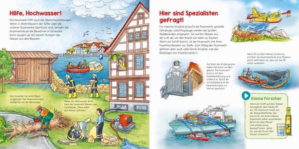 Produktbild: BOOKii&reg; WAS IST WAS Kindergarten Komm mit zur Feuerwehr!