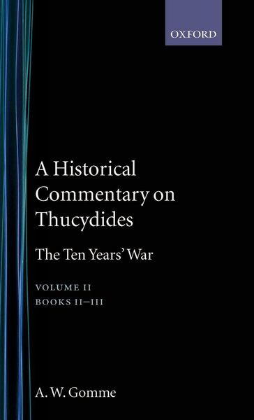 Produktbild: A Historical Commentary on Thucydides