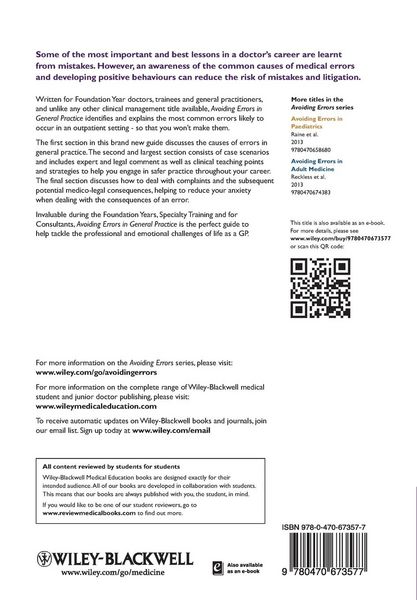 Produktbild: Avoiding Errors in General Practice