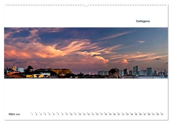 Produktbild: Kolumbien - Land der Farben und des Lichts (hochwertiger Premium Wandkalender 2026 DIN A2 quer), Kunstdruck in Hochglanz