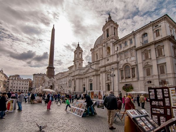 Produktbild: Auf der Piazza Navona (Puzzle)