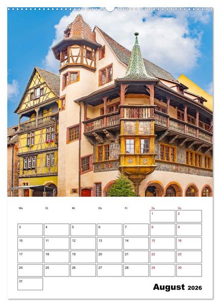 Produktbild: Elsass - Impressionen (Wandkalender 2026 DIN A2 hoch), CALVENDO Monatskalender