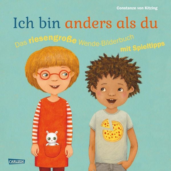 Produktbild: Ich bin anders als du &ndash; Ich bin wie du: Das riesengro&szlig;e Wende-Bilderbuch mit Spieltipps