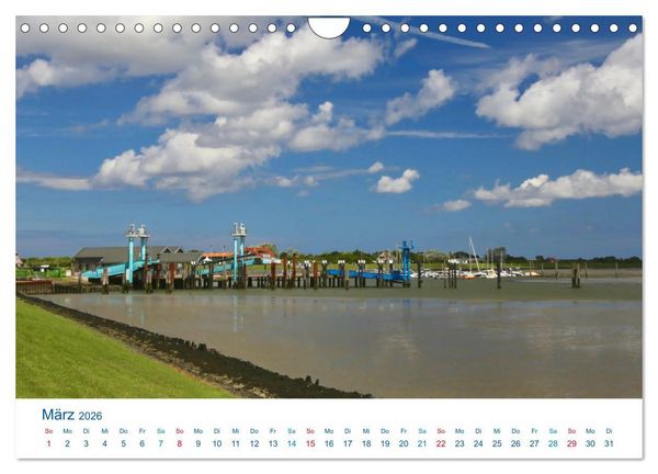 Produktbild: Langeoog 2026. Impressionen zwischen Hafen und Ostende (Wandkalender 2026 DIN A4 quer), CALVENDO Monatskalender