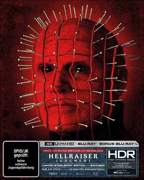 Produktbild: Hellraiser: Judgment - Steelbook Full Slip C - LImited Edition auf 999 St&uuml;ck (4K Ultra HD) (+ Blu-ray + Bonus-Blu-ray)