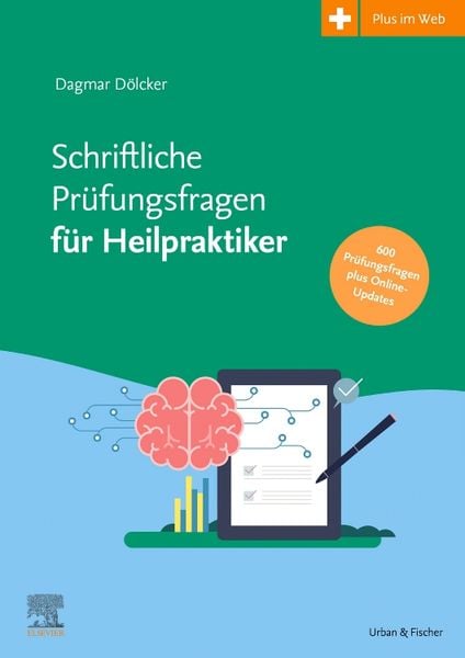 Produktbild: Schriftliche Pr&uuml;fungsfragen f&uuml;r Heilpraktiker 2017-2022 inkl. Online-Updates bis 2024