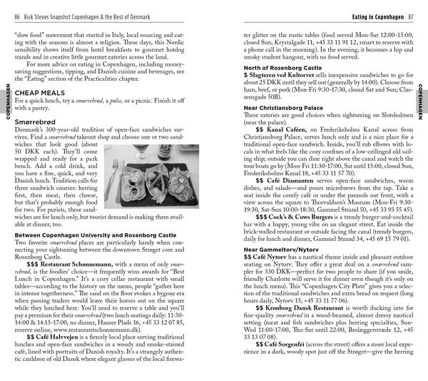 Produktbild: Rick Steves Snapshot Copenhagen & the Best of Denmark (Sixth Edition)
