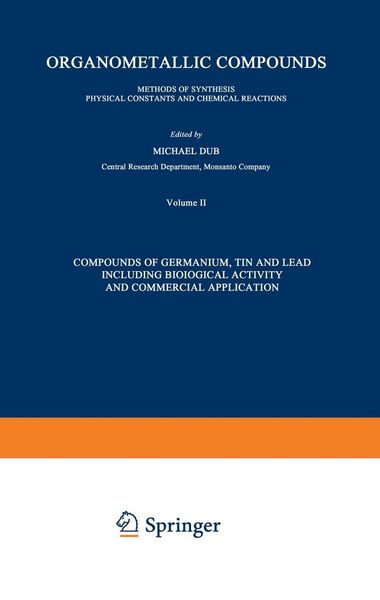 Produktbild: Compounds of Germanium, Tin and Lead Including Biological Activity and Commercial Application