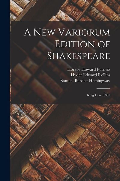 Produktbild: A New Variorum Edition of Shakespeare: King Lear. 1880