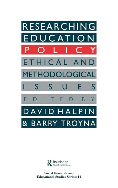 Produktbild: Researching education policy
