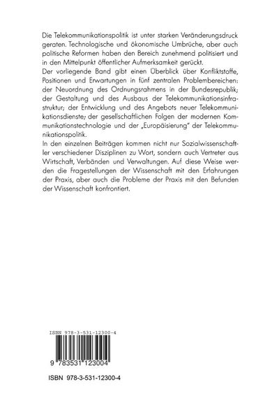 Produktbild: Perspektiven der Telekommunikationspolitik