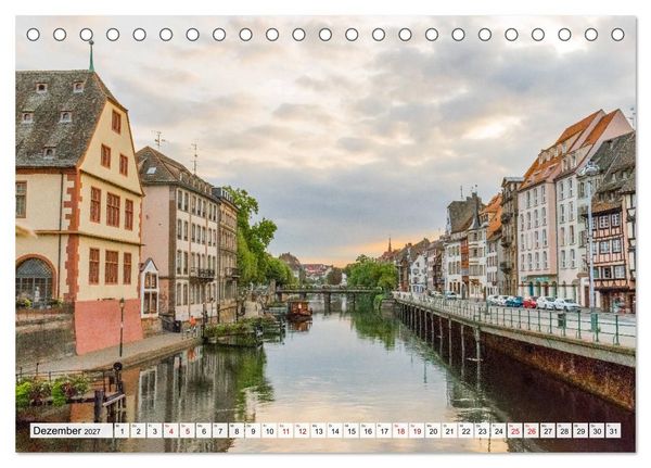 Produktbild: Romantisches Stra&szlig;burg (Tischkalender 2027 DIN A5 quer), CALVENDO Monatskalender