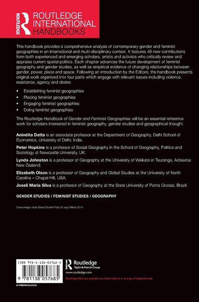 Produktbild: Routledge Handbook of Gender and Feminist Geographies