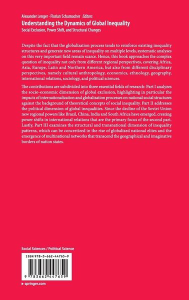 Produktbild: Understanding the Dynamics of Global Inequality
