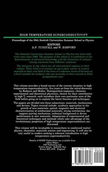Produktbild: High Temperature Superconductivity