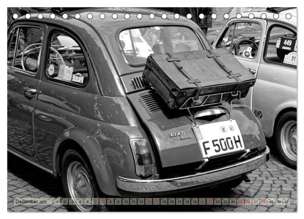 Produktbild: il Cinquecento - Details im Fokus - im Look eines legend&auml;ren Analogfilms (Tischkalender 2025 DIN A5 quer), CALVENDO Monatskalender