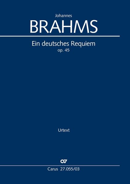 Produktbild: Ein deutsches Requiem (Klavierauszug)