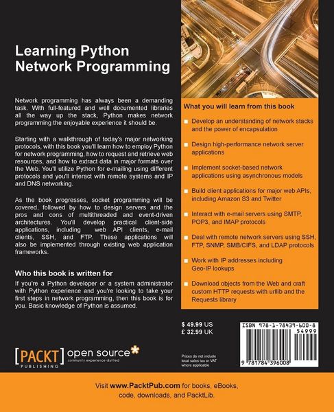 Produktbild: Learning Python Network Programming