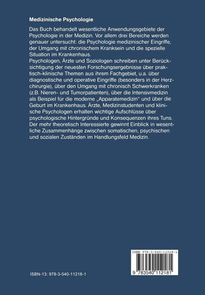 Produktbild: Medizinische Psychologie