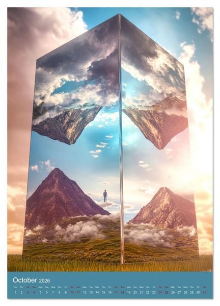 Produktbild: Fascinatingly Surreal (Wall Calendar 2026 DIN A2 portrait), CALVENDO 12 Month Wall Calendar
