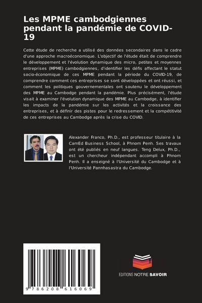 Produktbild: Les MPME cambodgiennes pendant la pand&eacute;mie de COVID-19