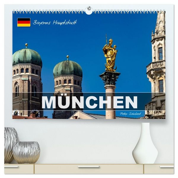 Produktbild: Bayerns Hauptstadt: M&uuml;nchen (hochwertiger Premium Wandkalender 2027 DIN A2 quer), Kunstdruck in Hochglanz
