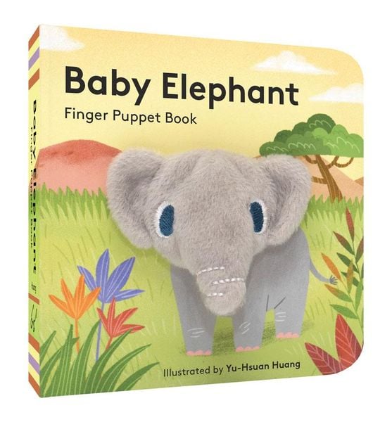 Baby Elephant: Finger Puppet Book, Taschenbuch von Yu-Hsuan Huang, Chronicle Books, 978-1-4521-4237-1