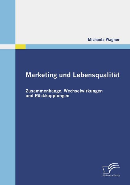 Produktbild: Marketing und Lebensqualit&auml;t