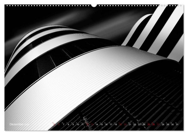 Produktbild: Monochrome Architektur (Wandkalender 2026 DIN A2 quer), CALVENDO Monatskalender